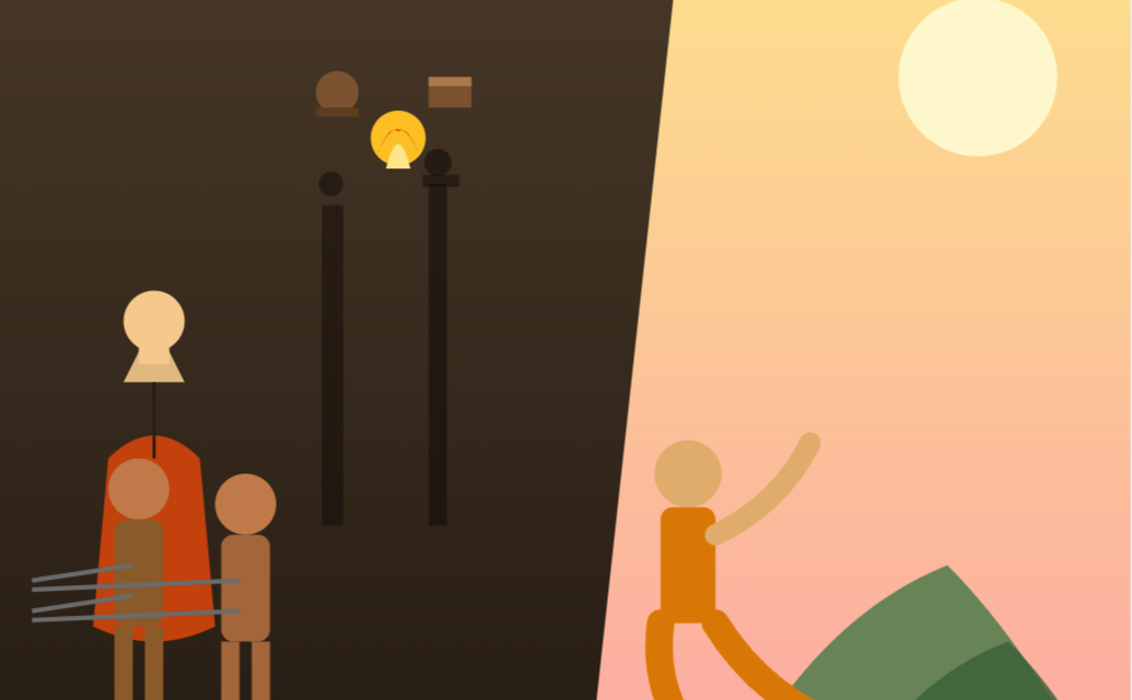 Il mito della caverna e la luce che libera