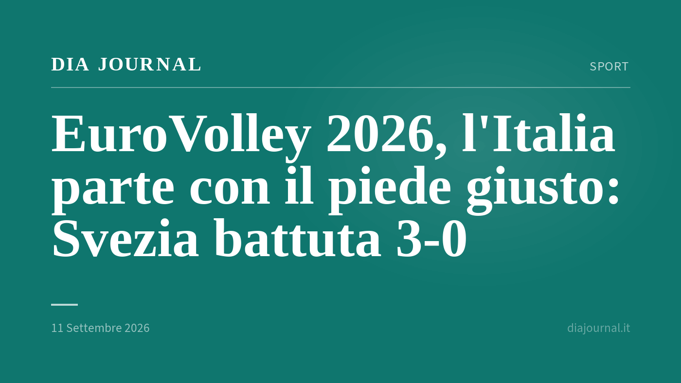 EuroVolley Italia — DIA Journal