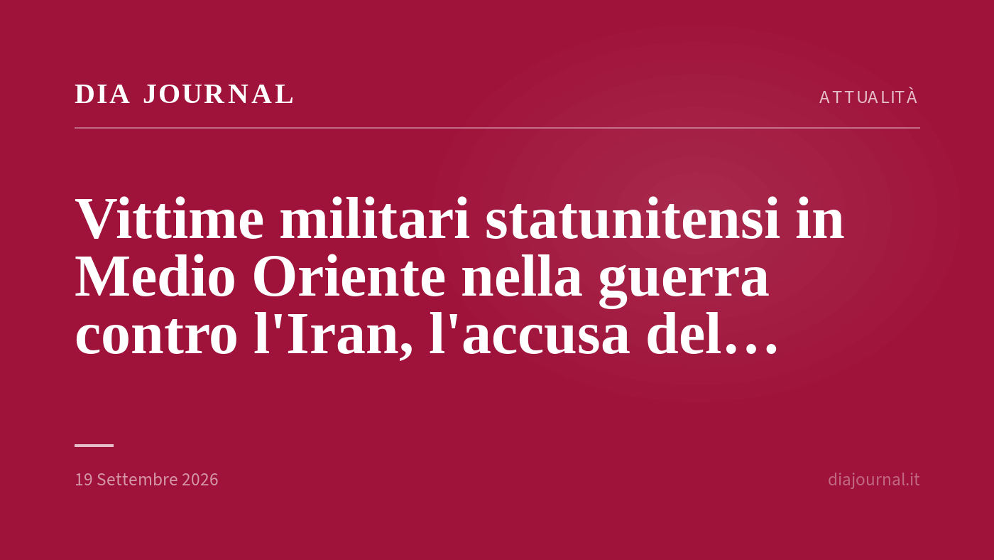 guerra in Iran — DIA Journal