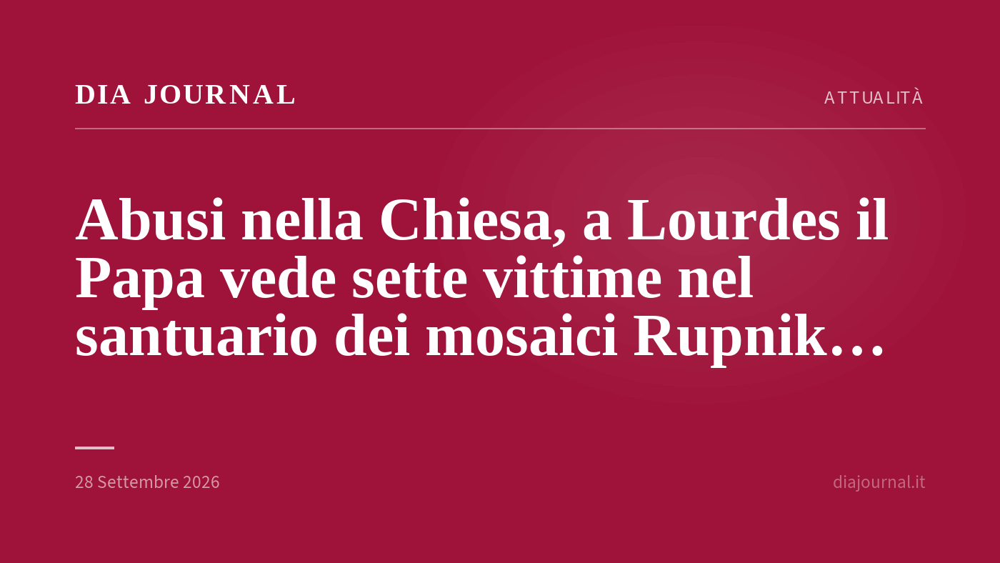 vittime di abusi — DIA Journal