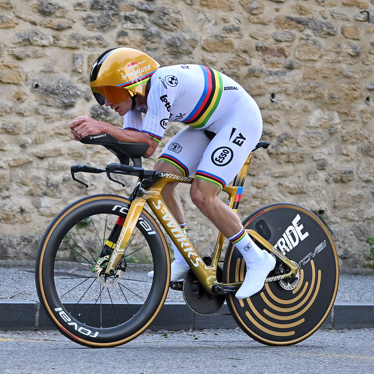 Mondiali di ciclismo — Mondiali ciclismo, Evenepoel vince ancora la crono: Ganna di nuovo secondo