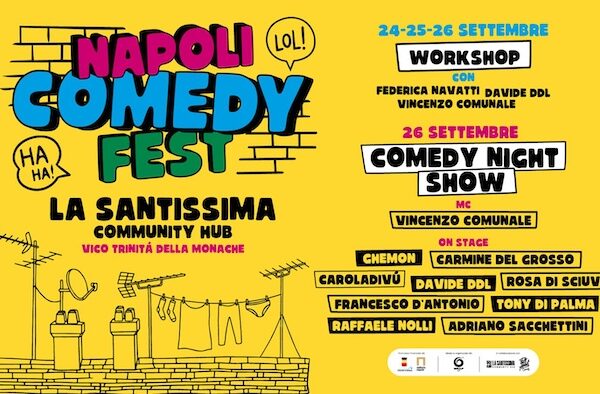 Napoli ride fuori dagli schemi: nasce il Comedy Fest